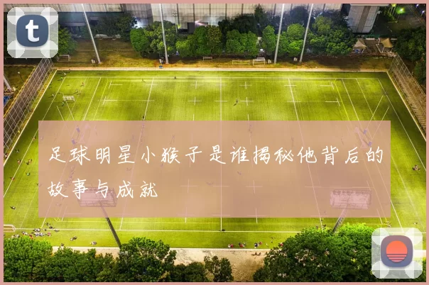 足球明星小猴子是谁揭秘他背后的故事与成就